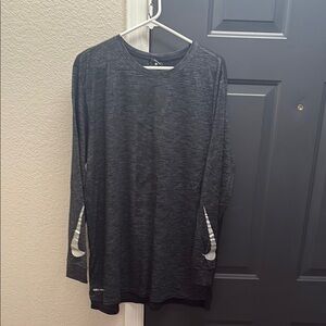 Black Long Sleeve Athletic Shirt